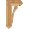 Ekena Millwork Merced Arts & Crafts Rough Sawn Bracket, Western Red Cedar, 6"W x 18"D x 30"H BKT06X18X30MRC03RWR - alternate 2